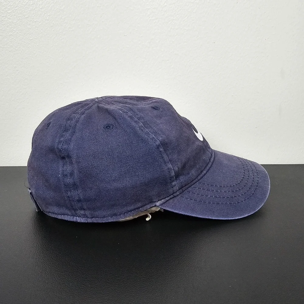Nike Hat Cap Boys Strap Back Blue Swoosh Logo Casual Performance Sports‎ Youth